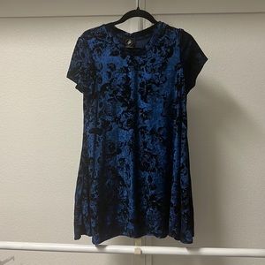 The pretty cult - Velvet blue dress